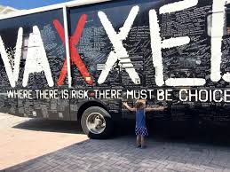 vaxxed ii bus with child