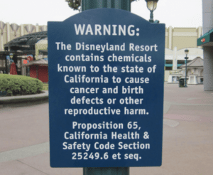 CA Warning Sign